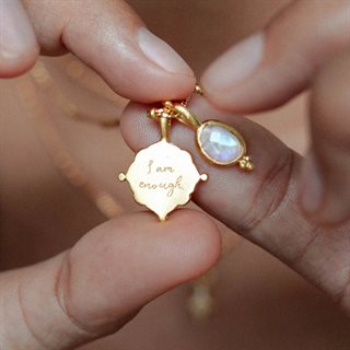 Ananda Soul - Inner Knowing - Halskæde - Guld - Moonstone/White